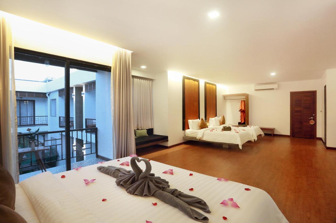 Central Corner Suite Siem Reap Ngoại thất bức ảnh